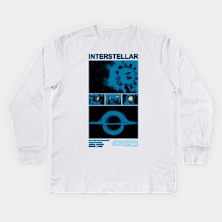 interstellar grunge Kids Long Sleeve T-Shirt